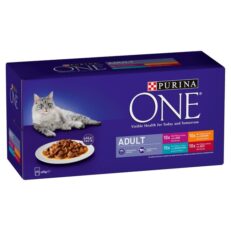 Purina One Adult Cat Mixed Variety in Gravy Pouches 40 x 85g