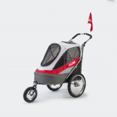 InnoPet Sporty Pet Trailer Deluxe (Red / Off White)