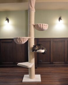 TOWER22 231x288 - Maine Coon Tower Deluxe (Cream)