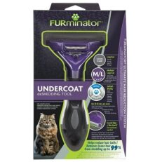 Furminator Long Hair Cat DeShedding Tool – Medium/Large