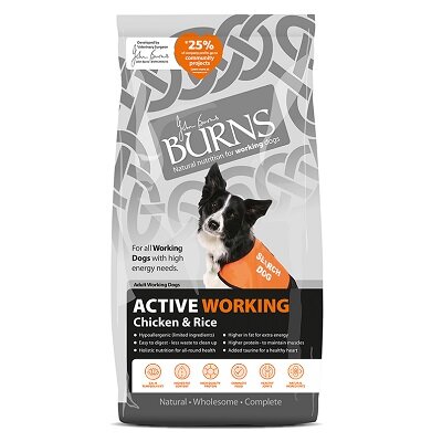 Burns Active Working Chicken & Rice 12kg