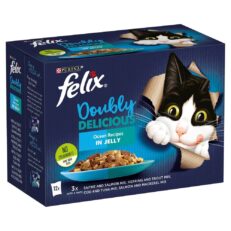 Felix Doubly Delicious Ocean Recipes in Jelly Pouches 4 x 12 x 100g