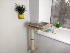 RSH – Scratching Post With Window Shelf (Light)