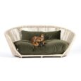 VOGUE Design dog bed – Collection OXFORD (Olive)