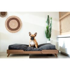 KAMIEL design wooden dog bed
