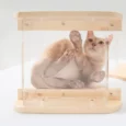 Cloud Shaped Cat Perch (Pine)