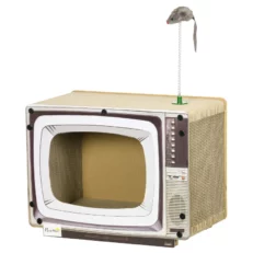 TV-Shaped Scratching House