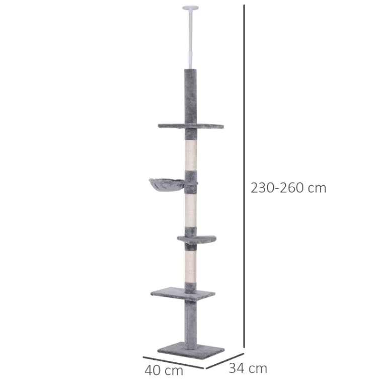 The Tower Grand Cat Tree (Grey)